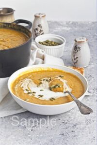 Creamy Pumpkin Soup - Set 3