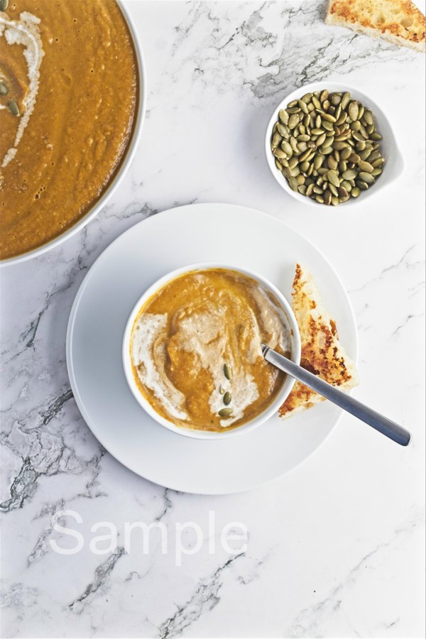 Creamy Pumpkin Soup - Set 4
