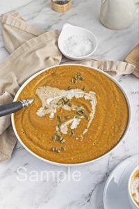 Creamy Pumpkin Soup - Set 4