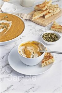 Creamy Pumpkin Soup - Set 4