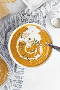 Creamy Pumpkin Soup - Set 5