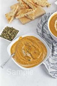 Creamy Pumpkin Soup - Set 5