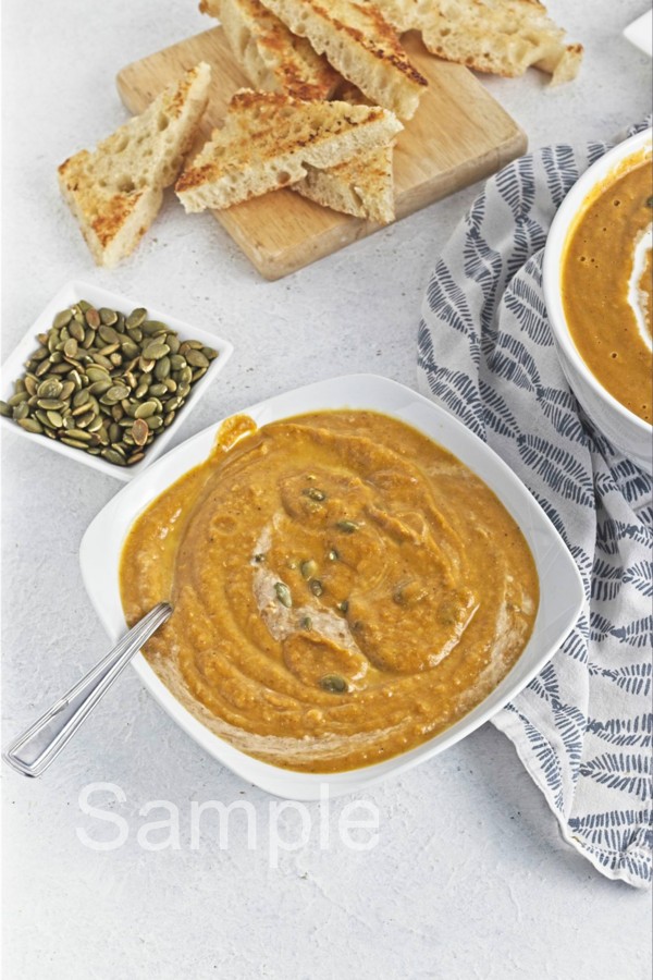 Creamy Pumpkin Soup - Set 5