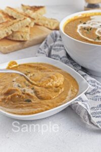 Creamy Pumpkin Soup - Set 5