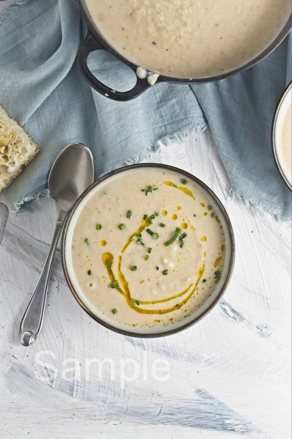 Roasted Cauliflower Soup - Set 2