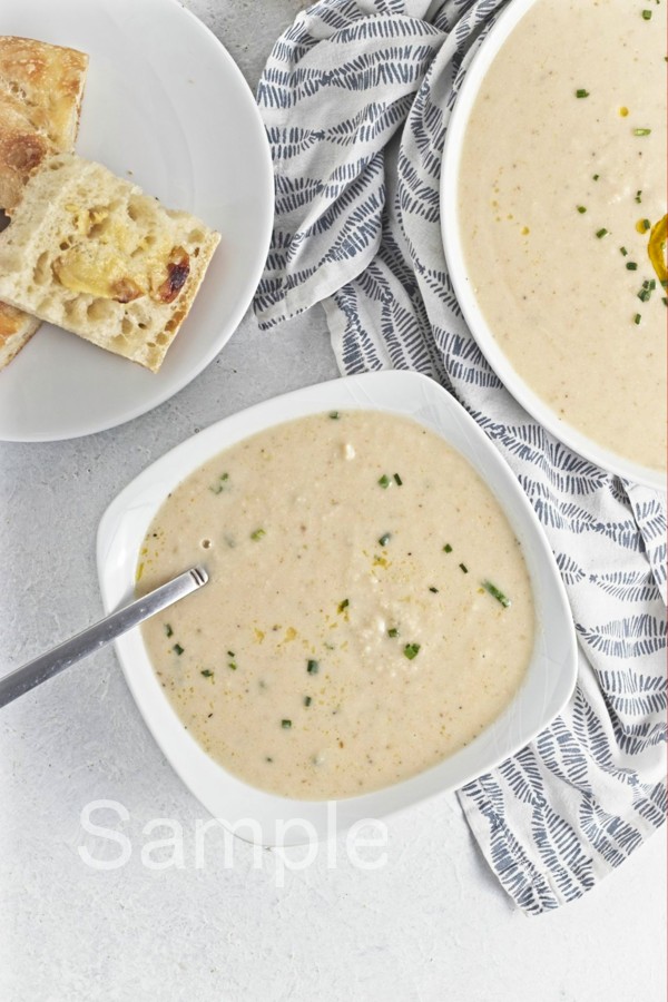 Roasted Cauliflower Soup - Set 5