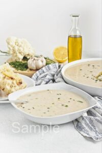 Roasted Cauliflower Soup - Set 5