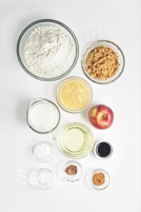 Vegan Apple Crumb Muffins - Set 2