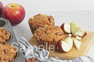 Vegan Apple Crumb Muffins - Set 1