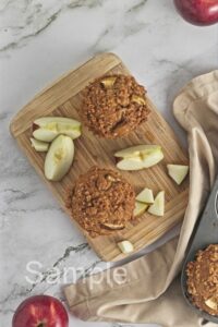 Vegan Apple Crumb Muffins - Set 2