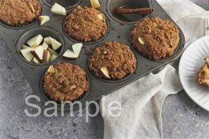 Vegan Apple Crumb Muffins - Set 3