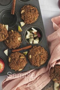 Vegan Apple Crumb Muffins - Set 5