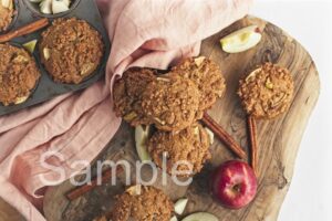 Vegan Apple Crumb Muffins - Set 5