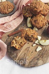 Vegan Apple Crumb Muffins - Set 5
