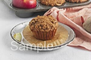 Vegan Apple Crumb Muffins - Set 5