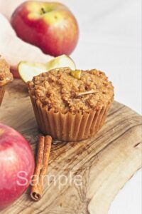 Vegan Apple Crumb Muffins - Set 5
