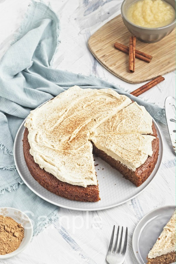 Apple Sauce Spice Cake - Set 3