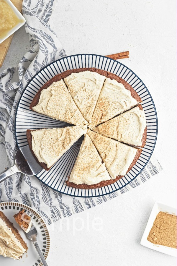 Apple Sauce Spice Cake - Set 4