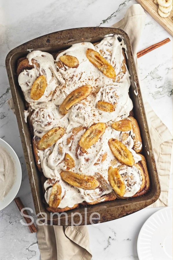 Banana Cinnamon Rolls - Set 1