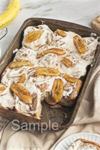 Banana Cinnamon Rolls - Set 1