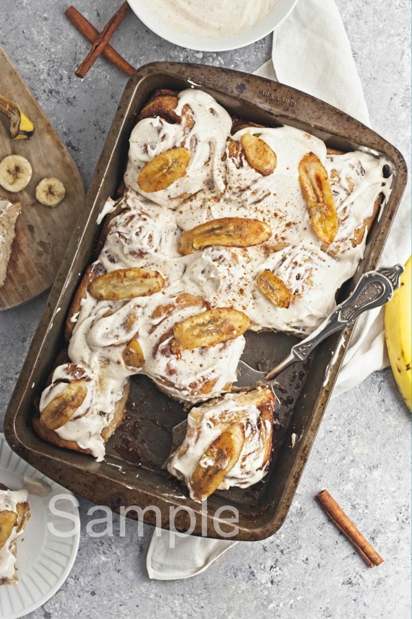 Banana Cinnamon Rolls - Set 2
