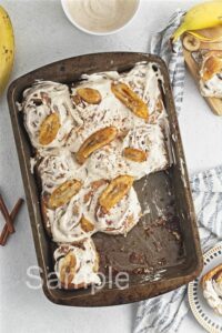 Banana Cinnamon Rolls - Set 3