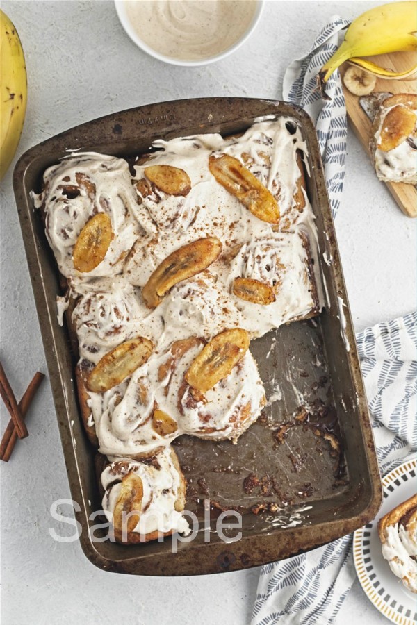 Banana Cinnamon Rolls - Set 3