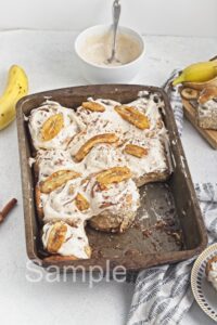 Banana Cinnamon Rolls - Set 3