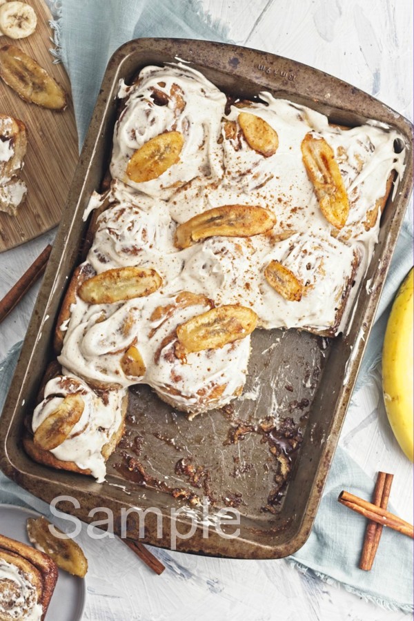 Banana Cinnamon Rolls - Set 4