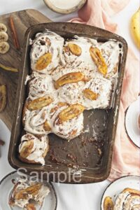 Banana Cinnamon Rolls - Set 5