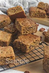 Butter Pecan Blondies - Set 1