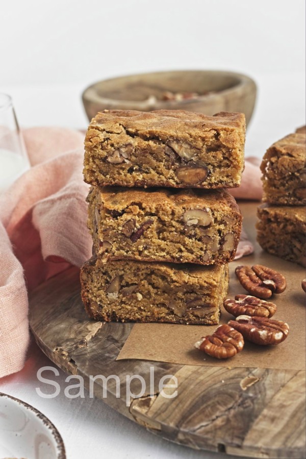 Butter Pecan Blondies - Set 5
