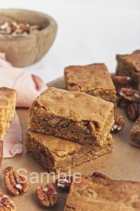 Butter Pecan Blondies - Set 5