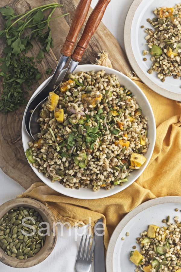 Butternut Barley Lentil Salad - Set 5