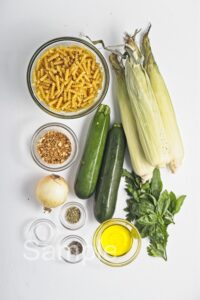 Corn and Zucchini Pasta - Set 2