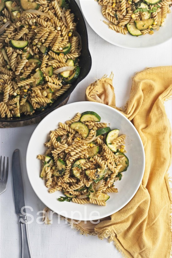 Corn and Zucchini Pasta - Set 1