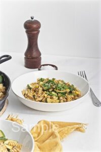 Corn and Zucchini Pasta - Set 1