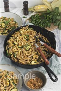 Corn and Zucchini Pasta - Set 2