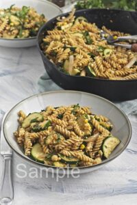 Corn and Zucchini Pasta - Set 2