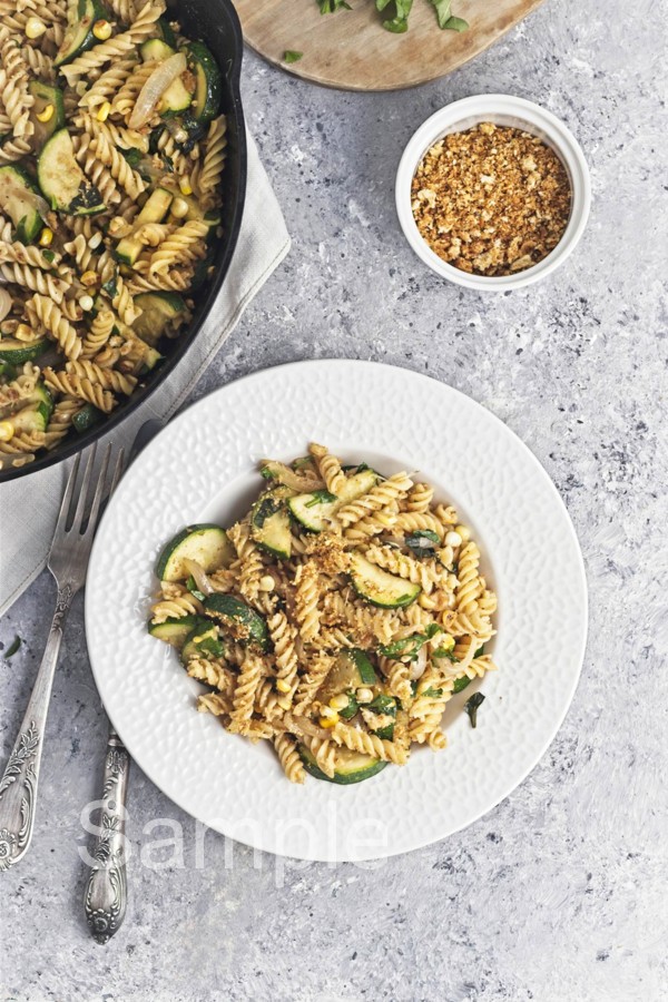 Corn and Zucchini Pasta - Set 3