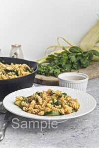 Corn and Zucchini Pasta - Set 3