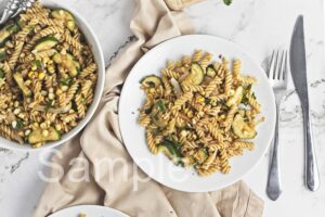 Corn and Zucchini Pasta - Set 4