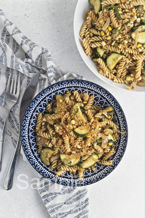 Corn and Zucchini Pasta - Set 5