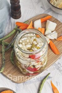 Giardiniera Vegetables - Set 3