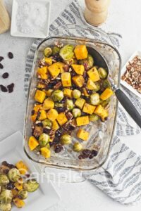 Roasted Butternut and Brussel Sprouts - Set 1