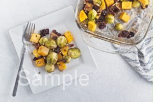 Roasted Butternut and Brussel Sprouts - Set 1