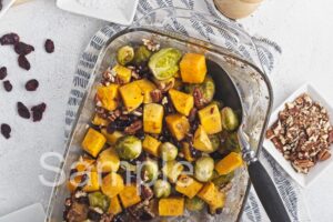 Roasted Butternut and Brussel Sprouts - Set 1
