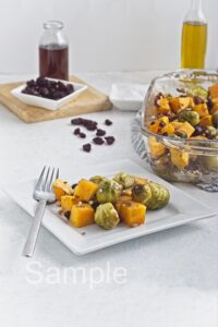 Roasted Butternut and Brussel Sprouts - Set 1