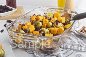 Roasted Butternut and Brussel Sprouts - Set 1