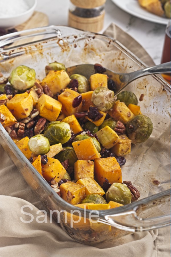 Roasted Butternut and Brussel Sprouts - Set 2